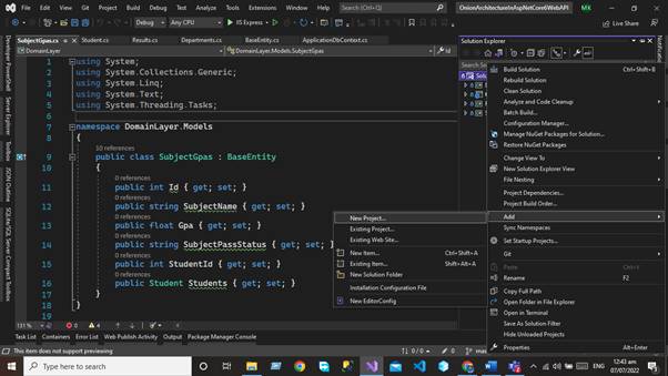 Clean Architecture in Asp.net Core Web API